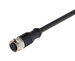 OMRON INDUSTRIAL AUTOMATION D41L-8P5-CFM12-905M 传感器线缆, 12P M12 母-自由线端, 5M