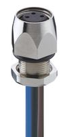 LUTRONIC 0820 04 T8CW 0,5M 传感器 线缆, 4P M8 母-自由线端, 19.7英寸