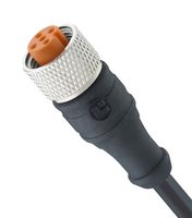 LUTRONIC 1200 04 002 2M 传感器 线缆, 4P M12 母-自由线端, 6.6