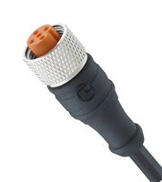 LUTRONIC 1200 04 301 5M 传感器 线缆, 4P M12 母-自由线端, 16.4