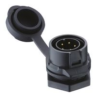 LUTRONIC 2430 02 T18CB100 传感器 连接器, 公, 2路, 焊接