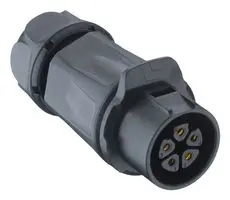 LUTRONIC 2640 05 T12CB A 传感器 连接器, 母, 5路, 焊接