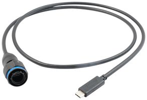 AMPHENOL SOCAPEX USB3CFTV6N. 连接器, USB 连接器, 3.2 类型 C, 公, 24路, 面板