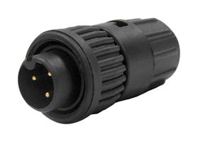 SWITCHCRAFT/CONXALL 6280-3PG-311 CIRCULAR SEALED CONN, PLUG, 3POS, CABLE