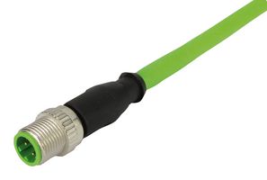 HARTING 21349200405020 SENSOR CORD, M12 4P PLUG-FREE END, 6.6FT
