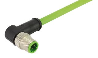 HARTING 21349400405005 SENSOR CORD, M12 4P PLUG-FREE END, 19.7"
