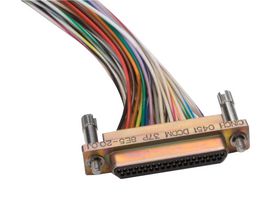CINCH CONNECTIVITY SOLUTIONS DCHM15S6N5-36.0MN-HT1 MICRO-D CABLE, 15P RCPT-FREE END, 36"