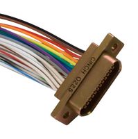 CINCH CONNECTIVITY SOLUTIONS DCHM9P6N5-36.0MN-HT1 组件, MICRO-D 电缆, 9P 公-自由线端, 36英寸