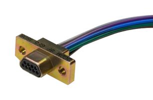 CINCH CONNECTIVITY SOLUTIONS DCHM9S6N5-36.0MN-HT1 MICRO-D CABLE, 9P RCPT-FREE END, 36"