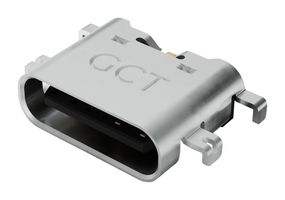GCT USB4515-GF-A USB CONN, TYPE C, R/A RCPT, 6POS, SMT