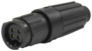 SWITCHCRAFT/CONXALL W8280-4SG-P-528 CIRCULAR CONN, PLUG, 4POS, CRIMP