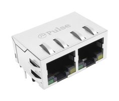 PULSE ELECTRONICS JXR8-1003NL RJ45 CONNECTOR, RCPT, 8P8C, 2PORT