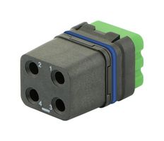 SOURIAU-SUNBANK / EATON 8MQ2M0412BBE 方形模块, 母, 4路, 2排