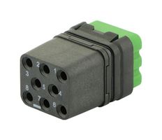 SOURIAU-SUNBANK / EATON 8MQ2M0816BC 方形模块, 母, 8路, 3排