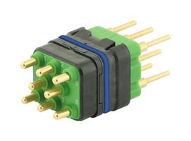 SOURIAU-SUNBANK / EATON 8MQ2M0816RDE RECTANGULAR MODULE, PLUG, 8POS, 3ROW