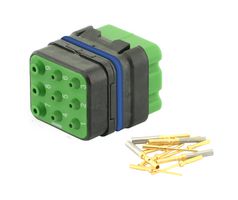 SOURIAU-SUNBANK / EATON 8MQ2M0936PNE RECTANGULAR MODULE, PLUG, 9POS, 3ROW