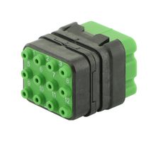 SOURIAU-SUNBANK / EATON 8MQ2M1220AB RECTANGULAR MODULE, PLUG, 12POS, 3ROW