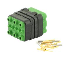 SOURIAU-SUNBANK / EATON 8MQ2M9901PD 方形模块, 公, 11路, 3排