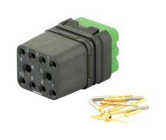 SOURIAU-SUNBANK / EATON 8MQ2M9910SN RECTANGULAR MODULE, RCPT, 10POS, 3ROW