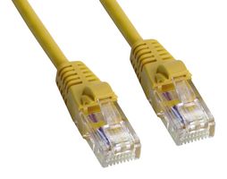 AMPHENOL CABLES ON DEMAND MP-5XRJ45UNNY-015 以太网电缆, CAT5E, RJ45 公-公, 15英尺