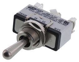 APEM 637H TOGGLE SWITCH, SPDT, 10A, 250VAC, PANEL