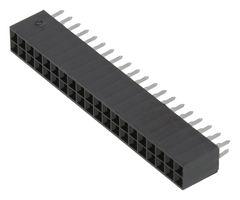 AMPHENOL COMMUNICATIONS SOLUTIONS 66953-020LF BOARD-BOARD CONNECTOR RECEPTACLE, 40 POSITION, 2ROW