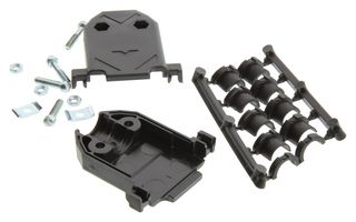 AMPHENOL COMMUNICATIONS SOLUTIONS 17E17251 D SUB BACKSHELL, THERMOPLASTIC