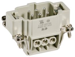 TE CONNECTIVITY - AMP HE-006-M INSERT, PLUG, 6POS, SCREW