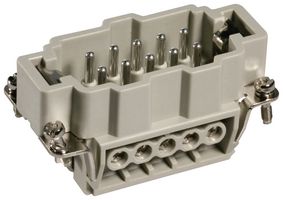 TE CONNECTIVITY - AMP HE-010-M INSERT, PLUG, 10POS, SCREW