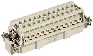 TE CONNECTIVITY - AMP HE-024-M 连接器嵌芯, 公, 24路, 螺丝安装