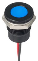 APEM Q12-7F5BXXB12E 发光二极管面板指示灯, 12.7MM, 蓝色, 12VDC
