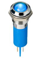 APEM Q12-7P1CXXB02E 发光二极管面板指示灯, 12.7MM, 蓝色, 2VDC