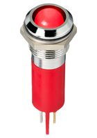 APEM Q12-7P1CXXHR02E 发光二极管面板指示灯, 12.7MM, 红色, 2VDC