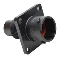 AMPHENOL SINE/TUCHEL RTS010N2P03 CIRCULAR CONNECTOR, RCPT, 4POS, FLANGE