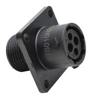 AMPHENOL SINE/TUCHEL RTS010N2S03 CIRCULAR CONNECTOR, RCPT, 4POS, FLANGE