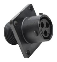 AMPHENOL SINE/TUCHEL RTS010N3S03 圆形连接器, 母, 3路, 法兰安装