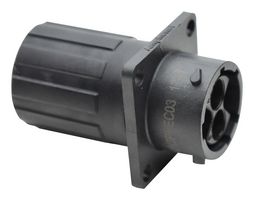 AMPHENOL SINE/TUCHEL RTS012N2PHEC03 CIRCULAR CONNECTOR, RCPT, 4POS, FLANGE