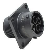 AMPHENOL SINE/TUCHEL RTS012N2S03 圆形连接器, 母, 4路, 法兰安装
