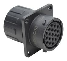 AMPHENOL SINE/TUCHEL RTS014N19SHEC03 CIRCULAR CONNECTOR, RCPT, 19POS, FLANGE