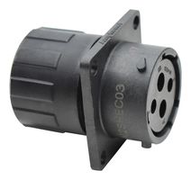 AMPHENOL SINE/TUCHEL RTS014N2SHEC03 CIRCULAR CONNECTOR, RCPT, 4POS, FLANGE