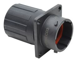 AMPHENOL SINE/TUCHEL RTS014N4PHEC03 CIRCULAR CONNECTOR, RCPT, 4POS, FLANGE