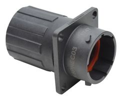 AMPHENOL SINE/TUCHEL RTS014N8PHEC03 CIRCULAR CONNECTOR, RCPT, 8POS, FLANGE