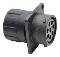AMPHENOL SINE/TUCHEL RTS014N8SHEC03 CIRCULAR CONNECTOR, RCPT, 8POS, FLANGE