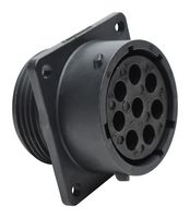 AMPHENOL SINE/TUCHEL RTS018N8S03 圆形连接器, 母, 8路, 法兰安装