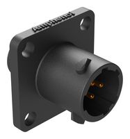 AMPHENOL SINE/TUCHEL RTS08N3P 圆形连接器, 母, 3路, 法兰安装