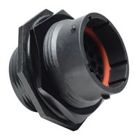AMPHENOL SINE/TUCHEL RTS718N23P03 CIRCULAR CONNECTOR, RCPT, 23POS, JAM NUT