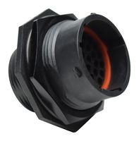 AMPHENOL SINE/TUCHEL RTS718N32P03 圆形连接器, 母, 32路, 锁紧螺母