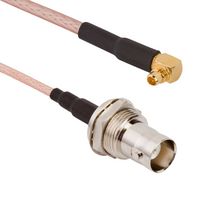 AMPHENOL RF 095-850-207-006 CBL ASSY, BNC BLKHD JACK-MMCX R/A PLUG
