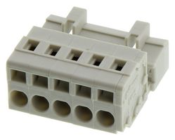 WAGO 721-605. TERMINAL BLOCK, PLUGGABLE, 5POS, 12A