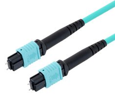 L-COM MPMM24OM3-5 光纤引线组件, MPO 连接器, 公, MM, 5M